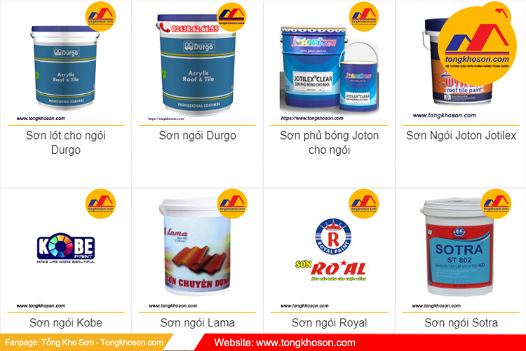 Các sản phẩm sơn ngói tốt nhất hiện nay