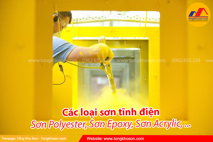 Các loại sơn tĩnh điện phổ biến