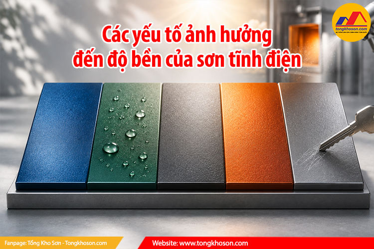 Các yếu tố ảnh hưởng đến độ bền của sơn tĩnh điện