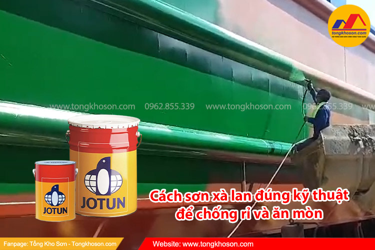 Cách sơn xà lan đúng kỹ thuật để chống rỉ và ăn mòn