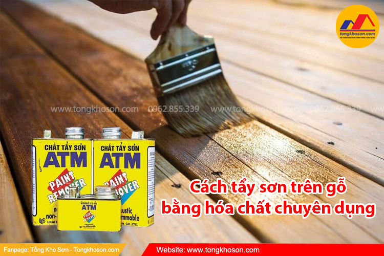 Sử dụng các loại hóa chất chuyên dụng
