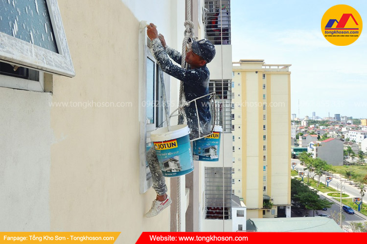 Cách thi công sơn ngoài trời đúng cách