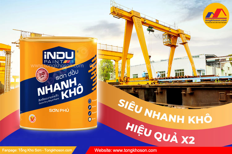 Sử dụng các loại sơn dầu khô nhanh