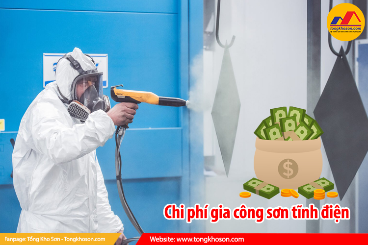 chi phí gia công sơn tĩnh điện