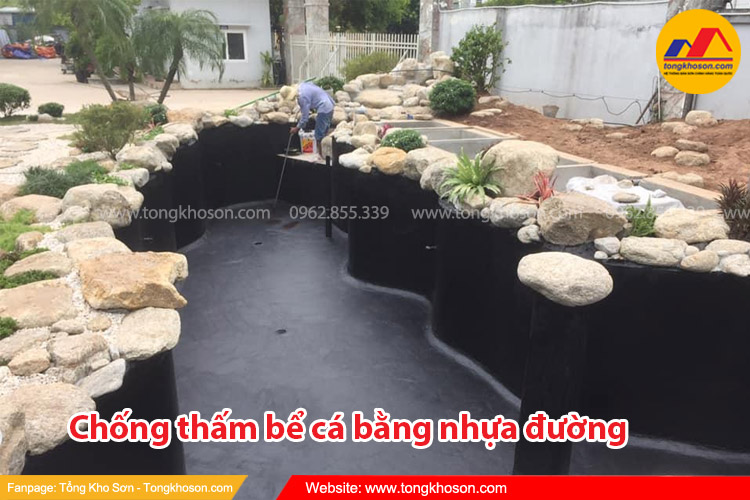 Chống thấm bể cá bằng nhựa đường có tốt không?