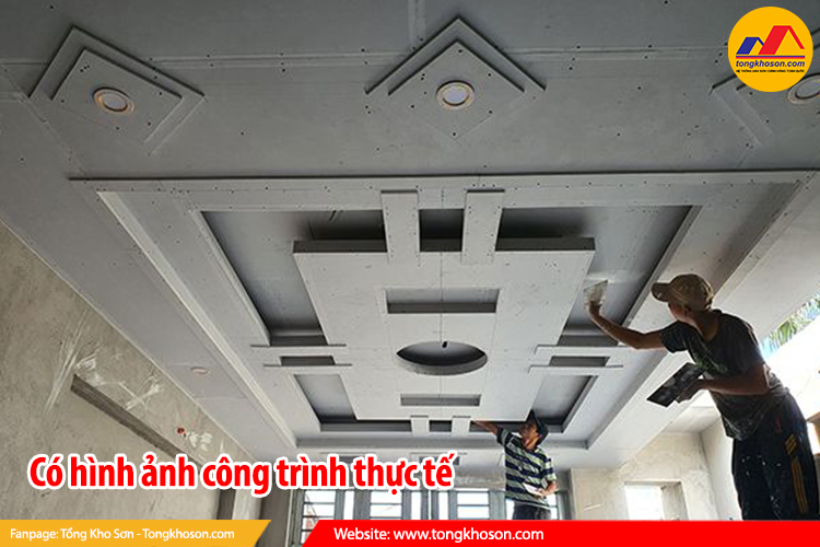 Có hình ảnh công trình thực tế