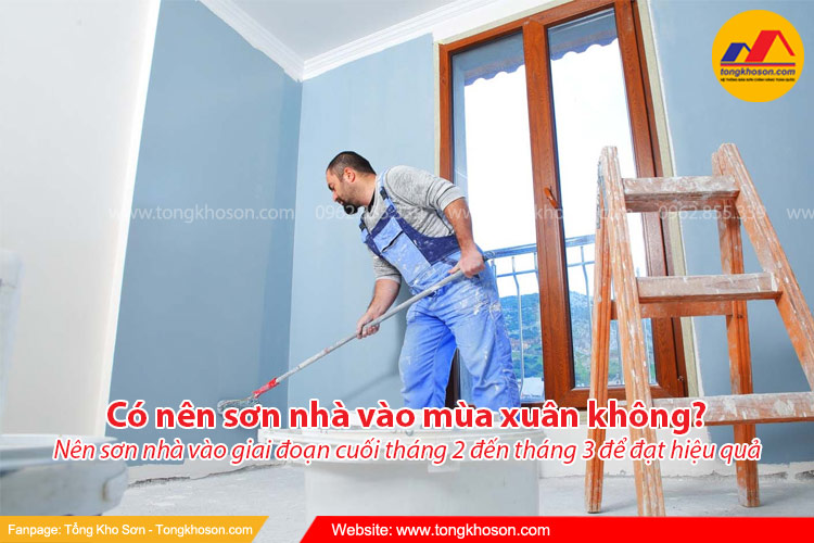 Có nên sơn nhà vào mùa xuân không?