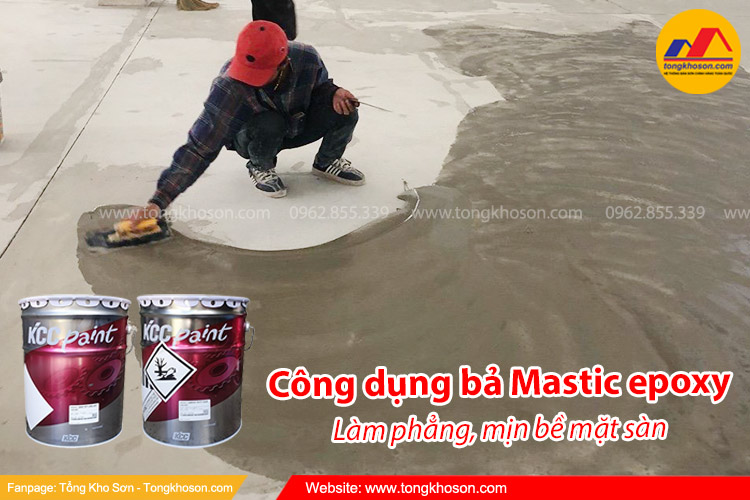 Công dụng của Mastic bả sàn