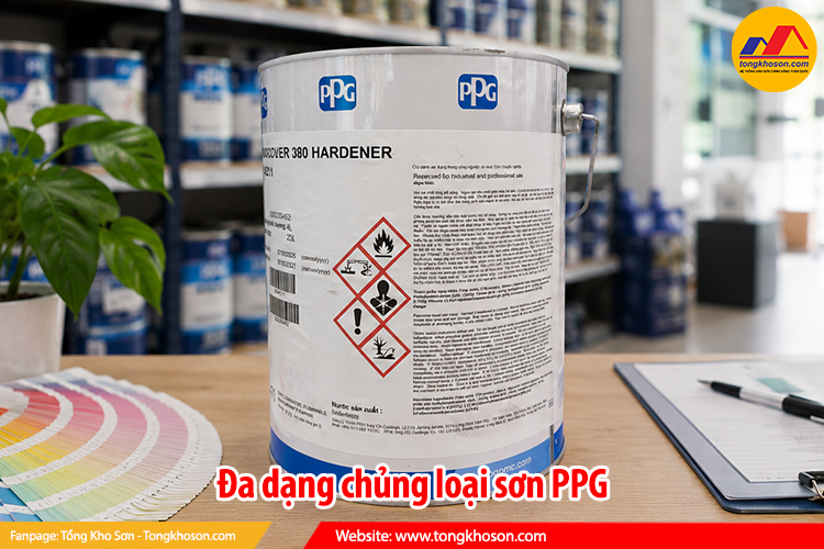 Đa dạng chủng loại sơn PPG