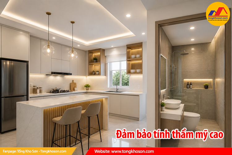 Đảm bảo tính thẩm mỹ cao
