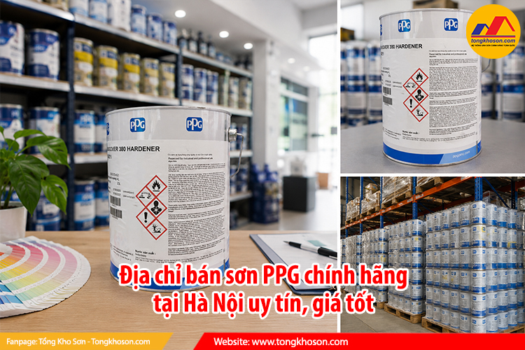 Địa chỉ bán sơn PPG chính hãng tại Hà Nội uy tín, giá tốt