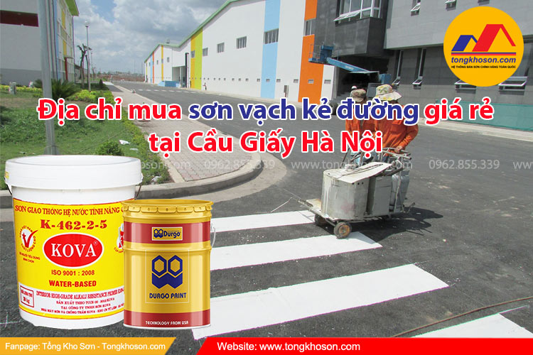 Địa chỉ mua sơn phản quang giá rẻ tại Cầu Giấy Hà Nội - Tổng Kho Sơn