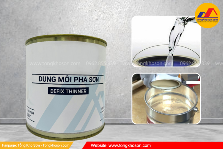 Dung môi pha sơn sắt