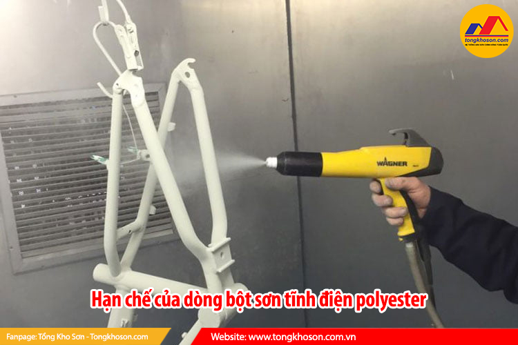Hạn chế của dòng bột sơn tĩnh điện Polyester