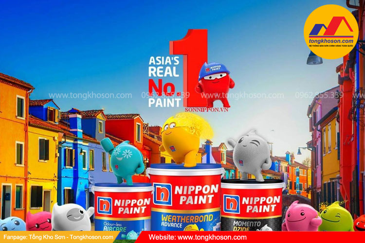 Mua sơn năm 2023 nên chọn hãng Nippon