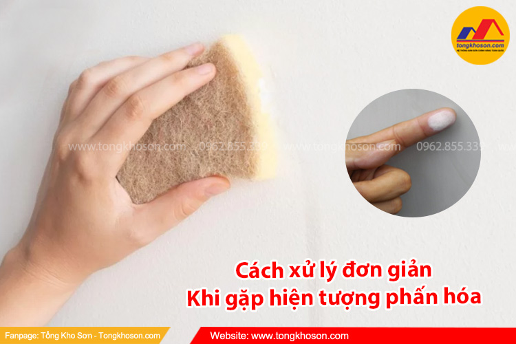 Hiện tượng phấn hóa và cách xử lý đơn giản