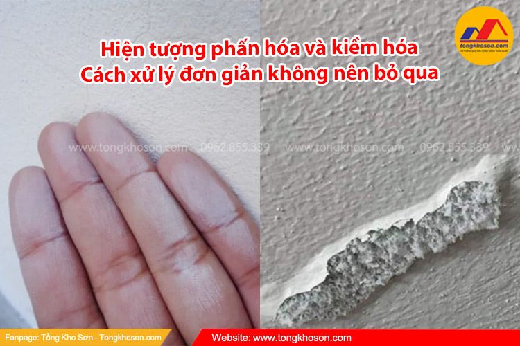 Hiện tượng phấn hóa và kiềm hóa và cách xử lý đơn giản không nên bỏ qua