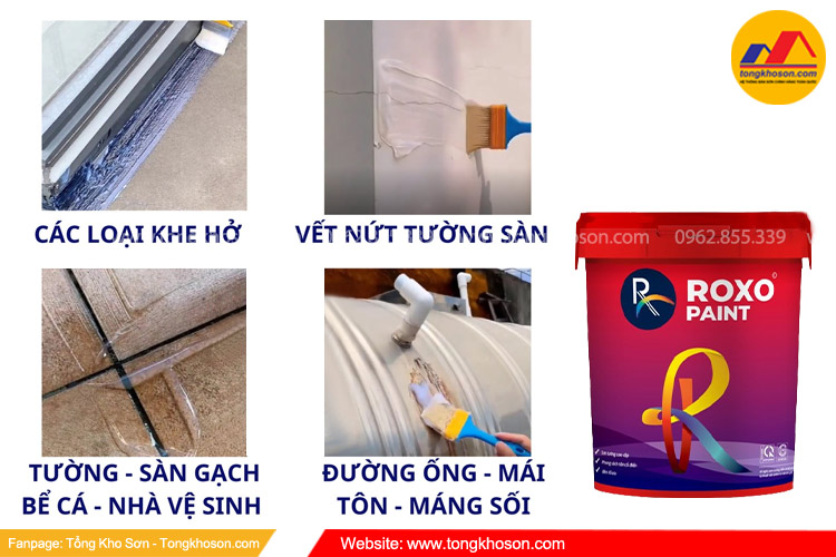 Chống thấm nhà vệ sinh hiệu quả với keo chống thấm ROXO