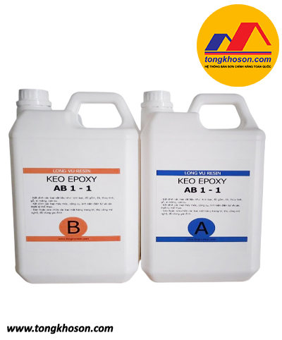 Keo epoxy 2 thành phần AB 1-1