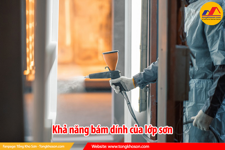 Khả năng bám dính của lớp sơn