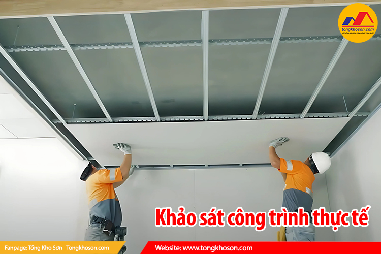 Khảo sát công trình thực tế
