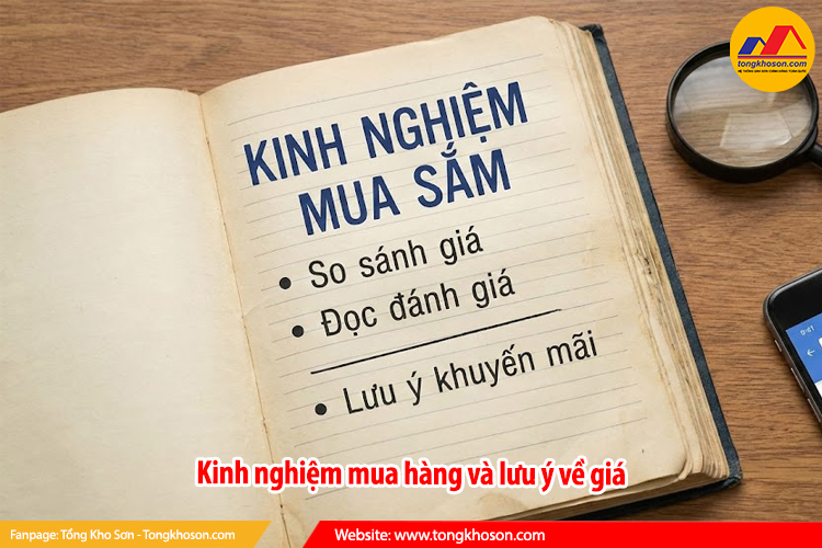 Kinh nghiệm mua hàng và lưu ý về giá