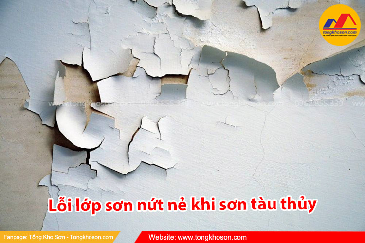 Lỗi sơn bị nứt nẻ khi sơn tàu thủy và cách khắc phục