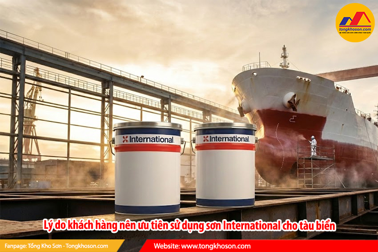 Lý do khách hàng nên ưu tiên sử dụng sơn International cho tàu biển