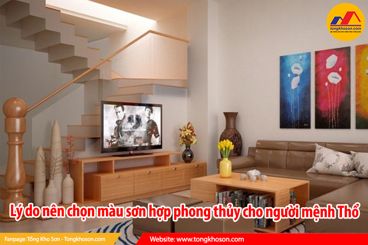 Lý do nên chọn màu sơn hợp phong thủy cho người mệnh Thổ