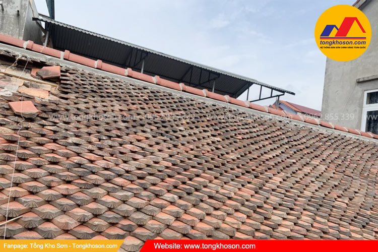 Dịch vụ sơn lại mái ngói đất nung
