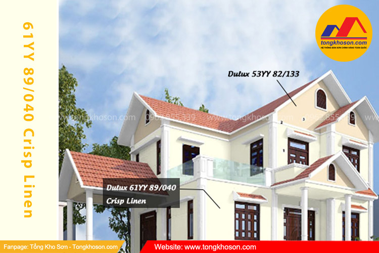 Màu vàng kem ngoại thất 61YY 89/040