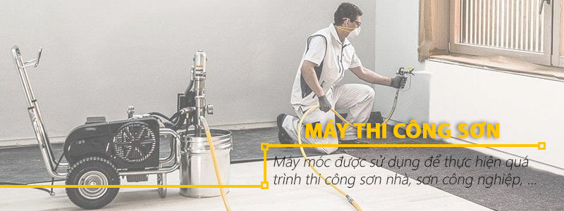 Máy thi công sơn - Tongkhoson.com