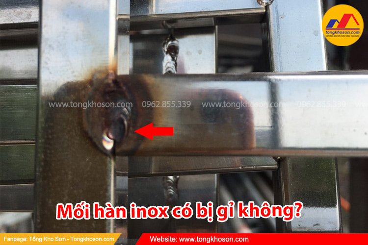 Mối hàn inox có bị gỉ không?