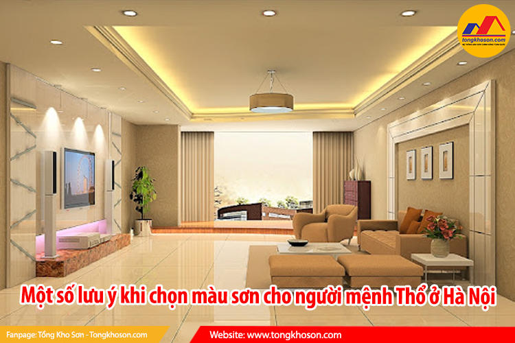 Một số lưu ý khi chọn màu sơn cho người mệnh Thổ ở Hà Nội