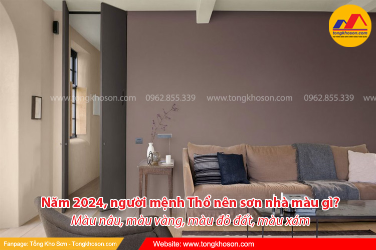 Năm 2024, người mệnh Thổ nên sơn nhà màu gì?