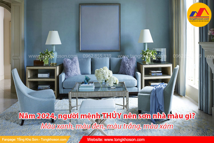 Năm 2024, người mệnh Thủy nên sơn nhà màu gì? | Tongkhoson.com