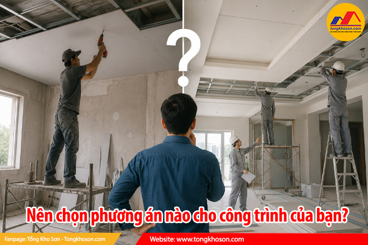 Nên chọn phương án nào cho công trình của bạn?