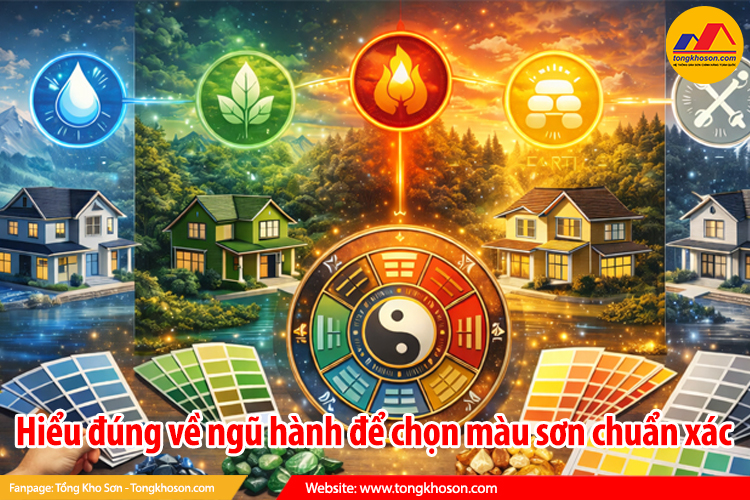 Hiểu đúng về ngũ hành để chọn màu sơn chuẩn xác