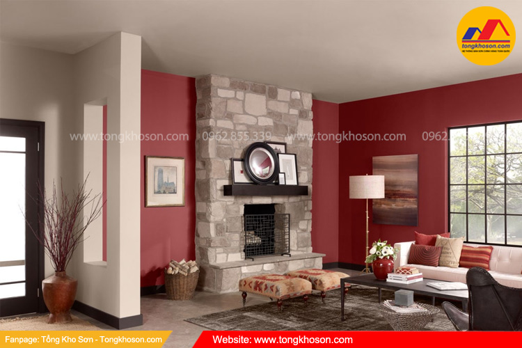 Mệnh Thổ nên sơn nhà màu đỏ đất nắm 2024