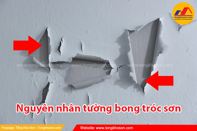 Nguyên nhân sơn tường bị bong tróc là gì?