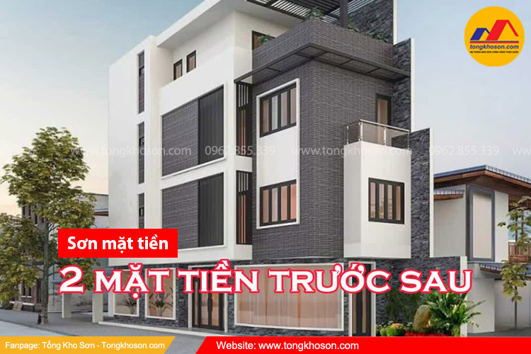 Nguyên tắc phối màu sơn mặt tiền đẹp