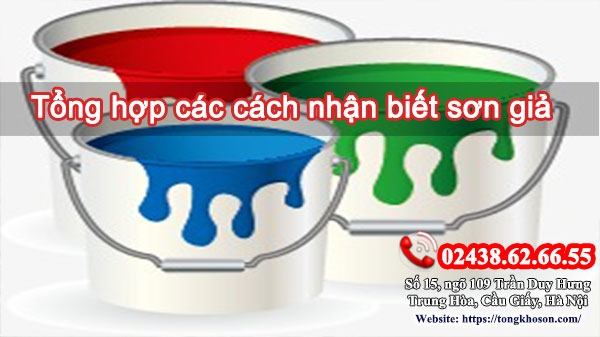 Phân biệt sơn chính hãng