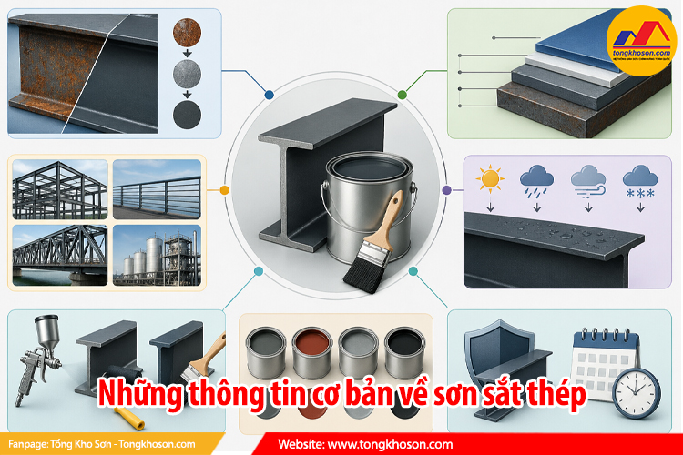 Những thông tin cơ bản về sơn sắt thép