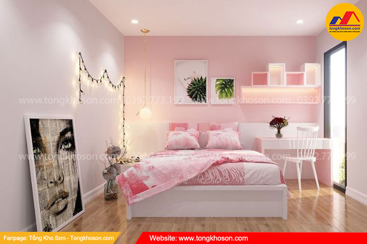 phối màu sơn nhà người mệnh hỏa - gam màu hồng.jpg