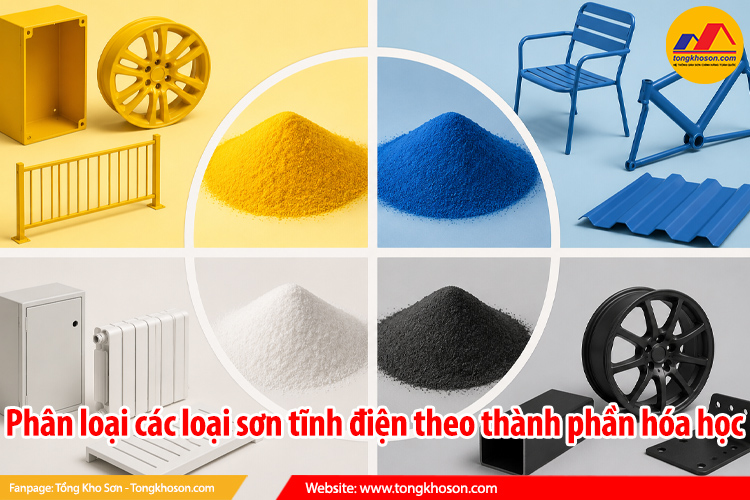 Phân loại các loại sơn tĩnh điện theo thành phần hóa học