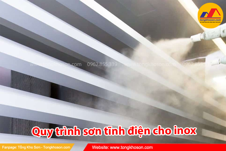 Quy trình sơn tĩnh điện cho inox