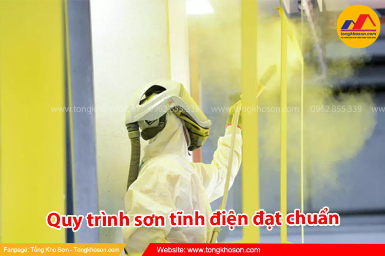 Quy trình sơn tĩnh điện đúng kỹ thuật