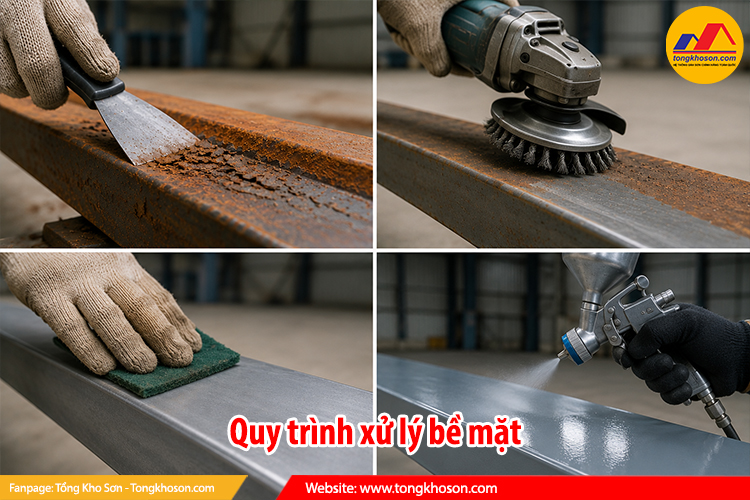 Quy trình xử lý bề mặt