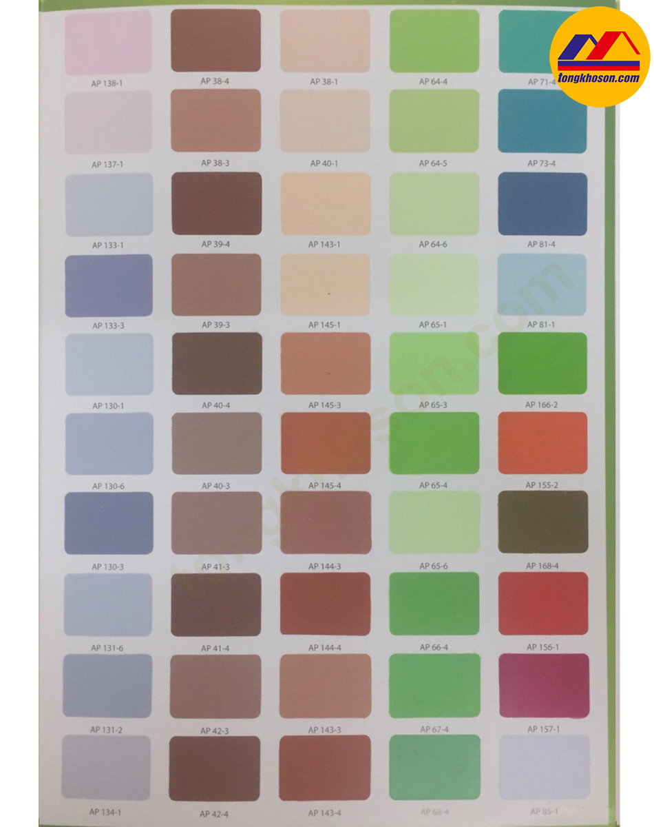 bảng màu sơn Skey Ultra Color