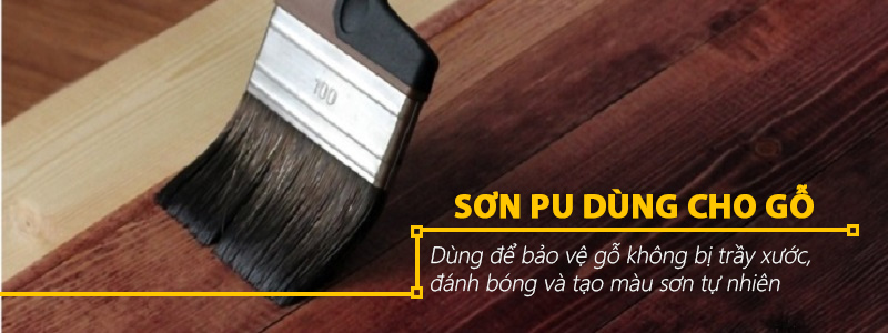 Sơn Pu dùng cho gỗ - Tongkhoson.com